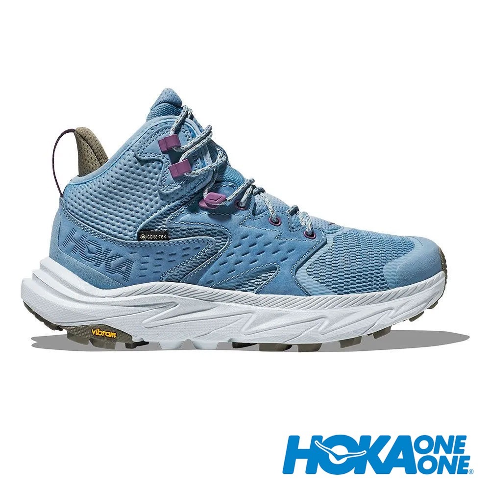 【HOKA】女Anacapa 2 Mid GTX中筒健行鞋『薄暮藍/迷幻藍』1142831