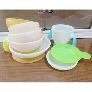 近新♡Combi 調理訓練學習餐具 碗 幼兒餐具 寶寶學習碗 餐具組