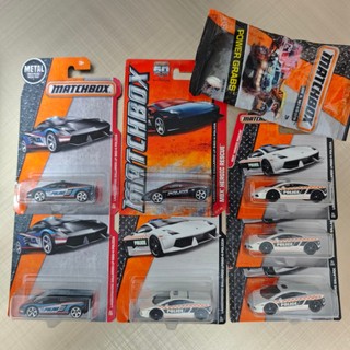 絕版出清 火柴盒 MATCHBOX 藍寶堅尼 Lamborghini Gallardo 蓋拉多 警車 Police
