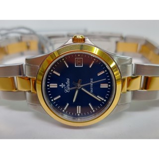 Cintas 仙達時 半金 女錶 藍寶石水晶玻璃鏡面 全新品