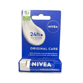 Nivea 水潤 護唇膏 - 日常保濕 original 原味款 4.8g 英國進口