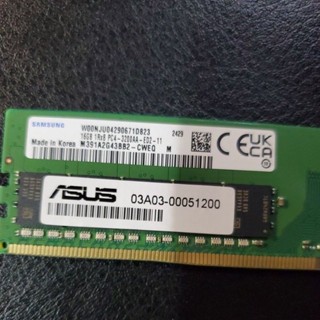 三星DDR4 ECC 3200 16GB(asus伺服器新機拆下記憶體，全新)