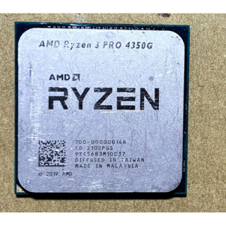 AMD CPU R3-4350G RYZEN AM4腳位少用、約八成新、無散熱器