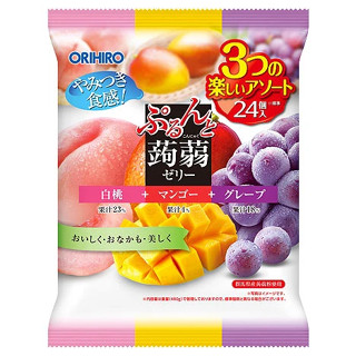 日本 ORIHIRO 蒟蒻果凍 系列 葡萄 草莓 綜合果凍