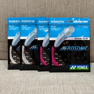 《奧神體育》YONEX 優乃克 AEROSONIC BGAS AS 高反彈力 攻擊音 羽球線