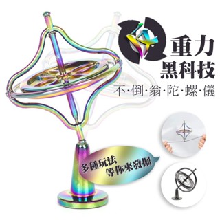 反重力陀螺儀 解壓神器 手指陀螺 玩具 益智 療瘉小物 兒童科學玩具 金屬 黃金 指尖陀螺 鋅合金 減壓玩具
