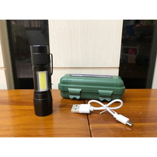 ●伸縮變焦 USB充電手電筒 強光 LED手電筒 充電式手電筒 USB充電式 迷你便攜手電筒 三段式手電筒 露營手電筒