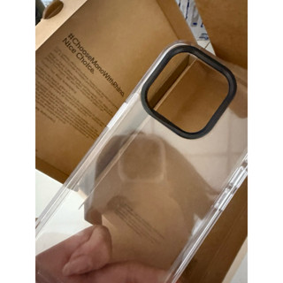 犀牛盾-clear for iphone 15 pro 透明殼+黑框+透明鈕