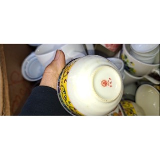 早期大同。臺麗。京兆尹小湯碗（在秘密叢林內）大中碗湯匙小茶杯老件 /瓷器/碗（市場）。