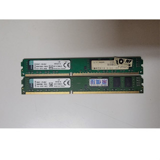 金士頓 Kingston DDR3 1600 8Gx2 16G 桌上型記憶體 雙面顆粒 可跑雙通道 終身保固 2手良品