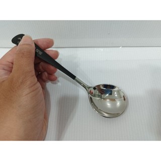 【春天五金百貨】304網紅湯匙 咖啡杯湯匙 小熊幼兒平底匙(2入) 素面餐具 不鏽鋼餐具 小圓勺 不銹鋼咖啡勺子