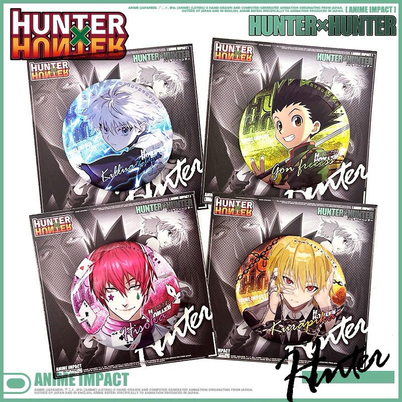 《雞哥MK》現貨 全職獵人 58mm細閃徽章 同人周邊 角色 吧唧 小傑 奇犽 西索 庫洛洛 酷拉皮卡 雷歐力