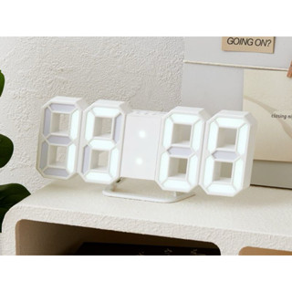 <全新現貨>日本帶回 3coins LED時鐘 USB插電 白色
