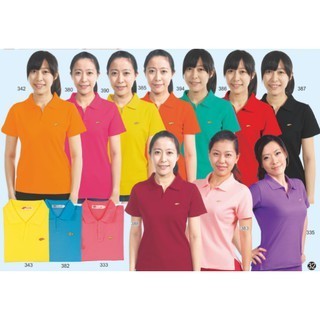 小丑魚 吸濕排汗短袖 女polo衫 ( 無扣 新健康纖維Polo衫)