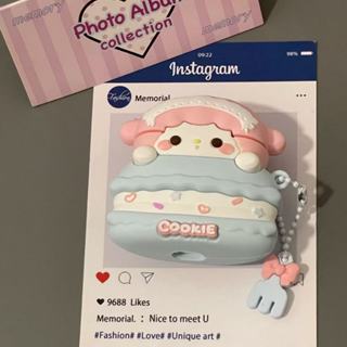 三麗鷗 piano小羊 美樂蒂 軟殼 適用AirPods Pro 2代保護套 airpods4耳機殼 蘋果降噪藍芽耳機套