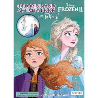 冰雪奇緣2：48頁著色活動書（附紋身貼紙） Disney Frozen 2 48-Page Color and Acti