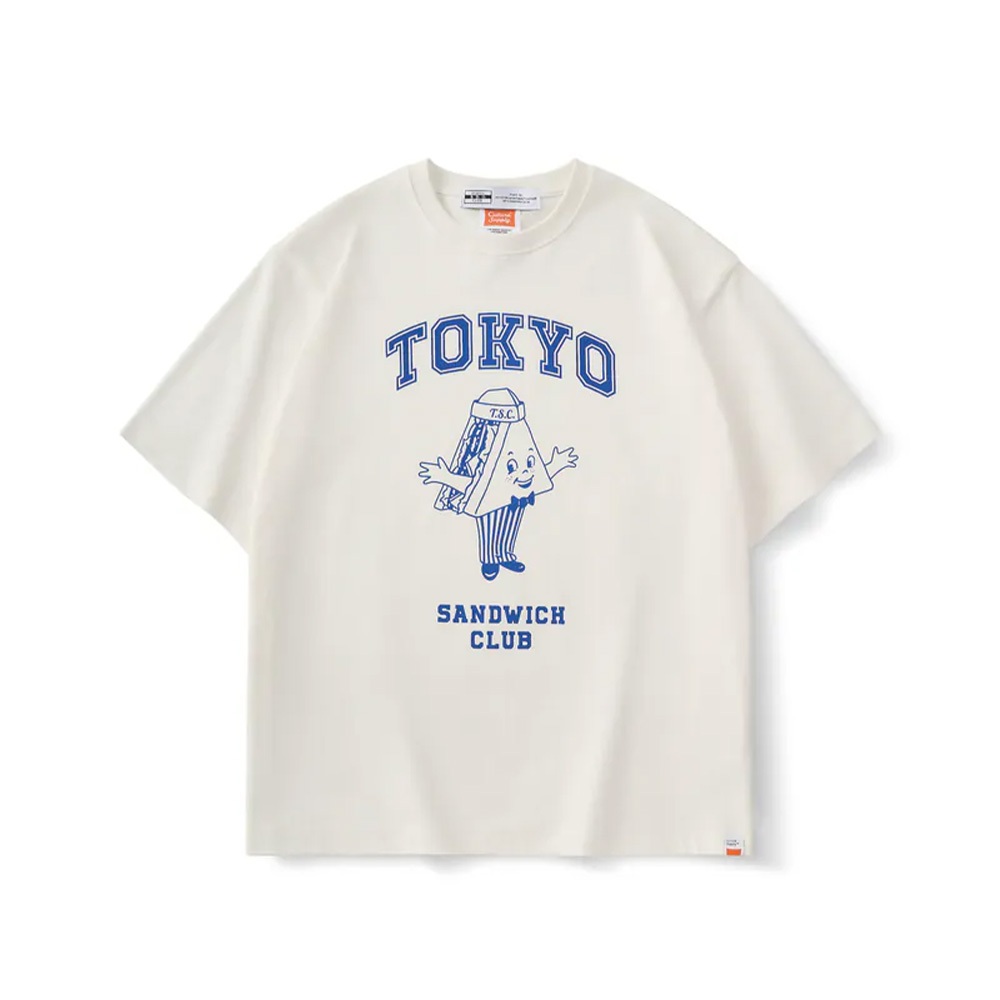FILTER017® X 東京三明治俱樂部 B.D.O. 三明治吉祥物 白短T H8672