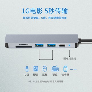 4K 六合一 6in1 Type-C集線器Hub│iPad手機投影/Mac轉接USB讀卡機/Switch螢幕HDMI