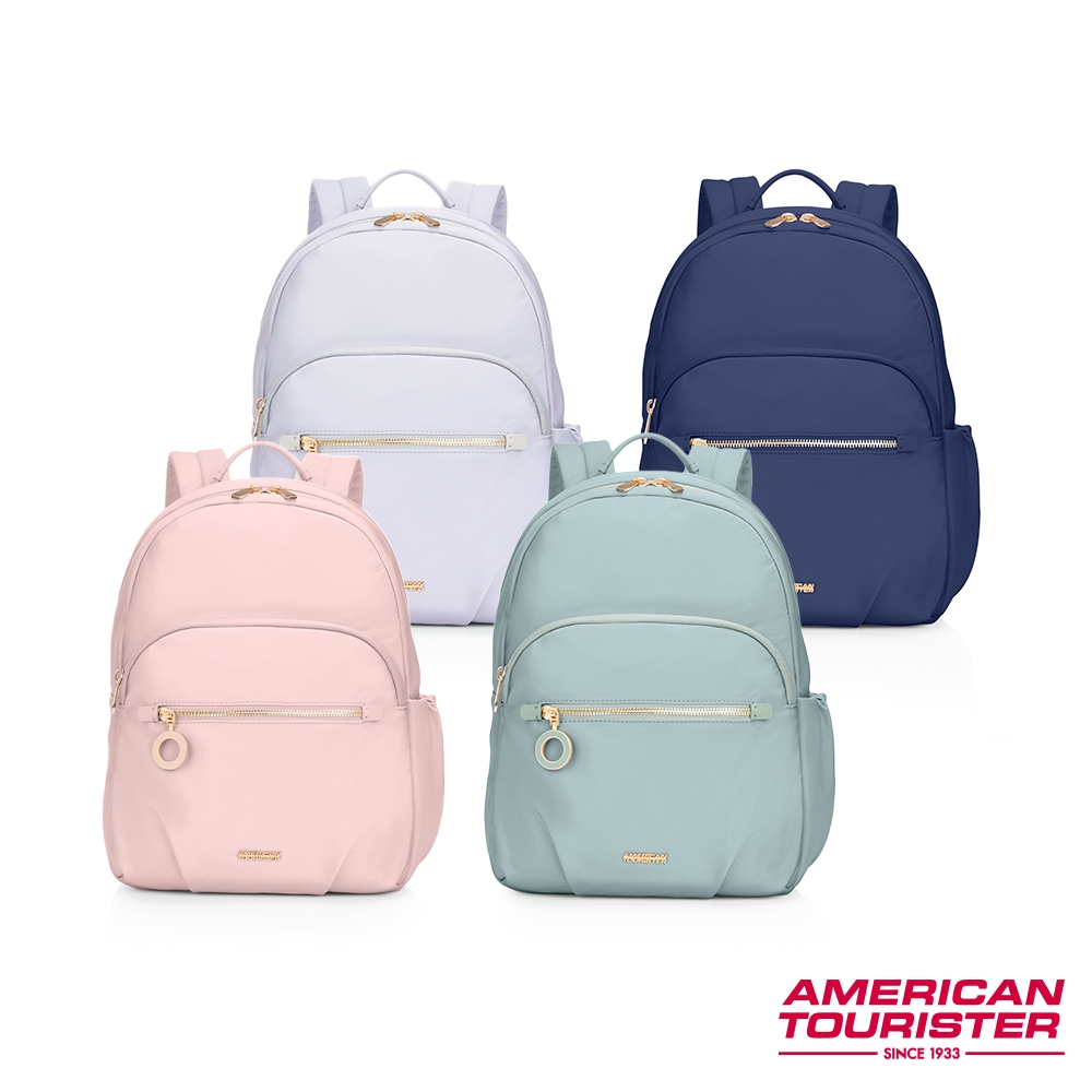 AT美國旅行者 AMERICAN TOURISTER 筆電後背包/雙肩包/女包10吋 ALIZEE AIMEE 輕量多層