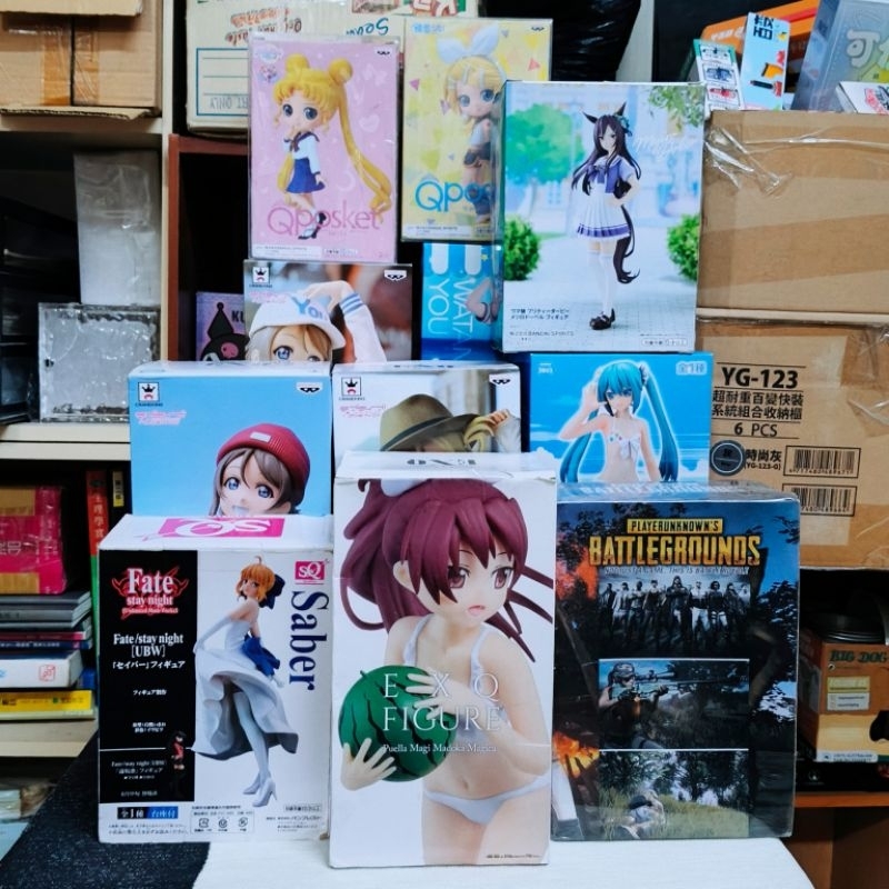 美女公仔(正版/全新)塞馬娘 絕地求生 賽巴 佐倉杏子 月野兔 鏡音鈴 葬送的芙莉蓮 金剛 雷姆