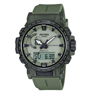 【CASIO 卡西歐】PRO TREK 太陽能電力 三重感應器 戶外探險 PRW-61LD-3 47.4mm