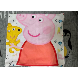 卡通小豬peppa pig佩奇抱枕套 兒童禮物 抱枕 床上枕頭套50x50