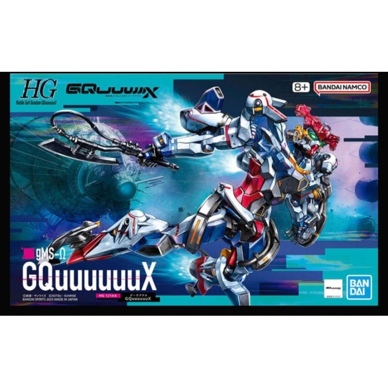 ☆現貨☆萬代  HG 1/144 機動戰士鋼彈 GQuuuuuuX GQ 組裝模型_主角機