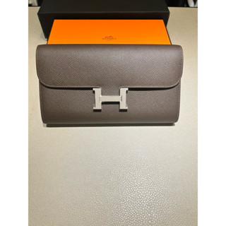 全新正品 Hermes愛馬仕 Constance to go 肩揹包 深棕色 樹皮色 琺瑯釦