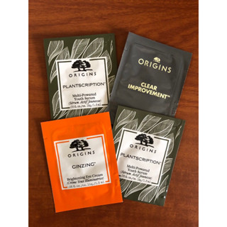 品木宣言ORIGINS 專櫃正品試用包 健康光潤水凝露 精華液 靈芝水 眼霜 小樣