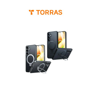 【TORRAS 圖拉斯】Ostand Spin MagSafe支架防摔手機殼 Galaxy S25 Plus Ultra