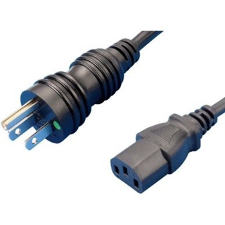 ★現貨：30公分 短線 14AWG綠點電源線 15A大電流 醫院級電源線 for 音響、醫院專用 發燒電源線 臺灣製造