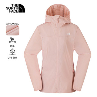 美國【The North Face】W SUN CHASE WIND JACKET 女防曬快乾外套 (粉/白藍/咖)
