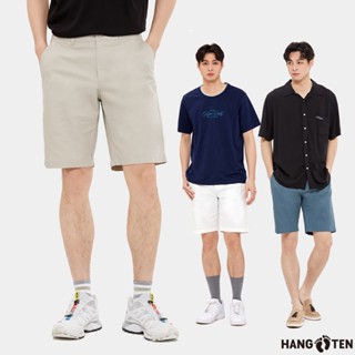 【Hang Ten】男裝-經典棉質休閒短褲多口袋工裝短褲百慕達短褲(多款選)
