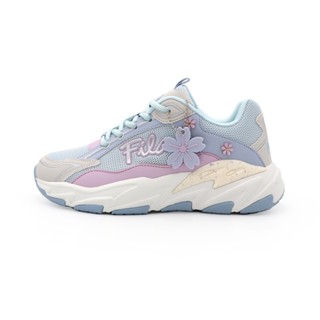 FILA Cherry Blossom 藍粉 老爹 休閒 運動鞋 女款 J2958【新竹皇家5-C306Z-351】