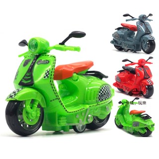 【復古小綿羊摩托車/3色】【臺灣現貨】 玩具摩托車 迴力摩托車 可愛摩托車 機車玩具 摩托車模型車 玩具機車擺飾
