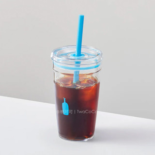 現貨🔹日本🇯🇵 Blue Bottle Coffee 環保隨行杯 Tritan藍瓶咖啡 340ml 透明吸管杯 冷水杯
