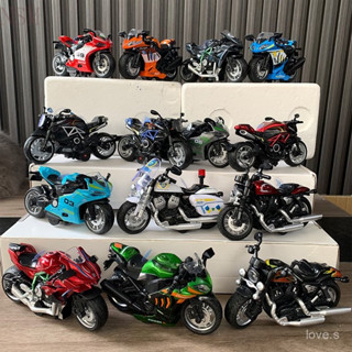 川崎摩託車模型 h2r 閤金模擬 男生禮物 機車擺件 跑車收藏 汽車機車 模型機車 小汽車玩具 玩具跑車 模型 模擬車模