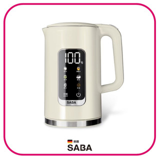 【SABA】1.7L不鏽鋼雙層防燙智能溫控快煮壺 SA-HK41 煮水壺 電茶壺 6段溫度控制