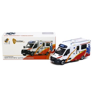 ☆勳寶小車舖【現貨】TINY 微影 城市 香港 1/76 賓士 BENZ Sprinter FL 私人救護車
