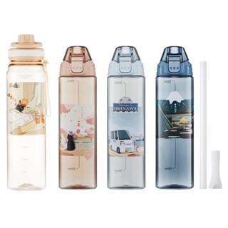 MARU 750ml 運動水壺 (附吸管) / 水瓶 吸管 環保杯 大容量 水壺 水瓶