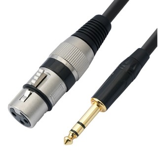 卡拉OK KTV 6.5mm (6.35mm)公轉卡儂母 麥克風線 轉接線 音源線 卡農線 5米 10米