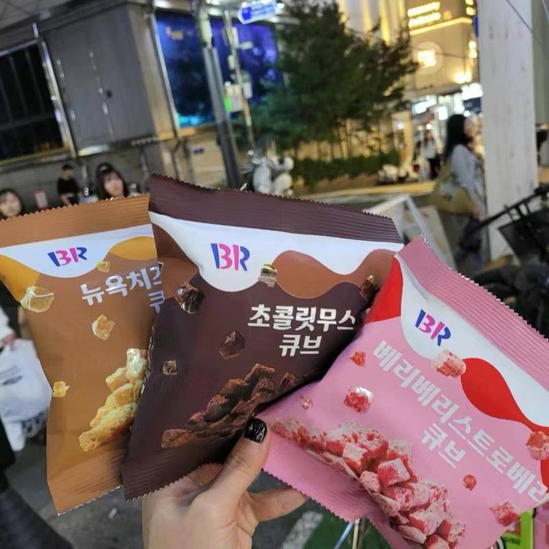 💥現貨🎀韓國直送✈️Baskin Robbins 巧克力/莓果/起司小立方慕斯