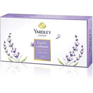 Yardley London 雅麗 香氛滋潤香皂 100g 3入一盒 英國玫瑰 英國薰衣草【Sunny Buy】