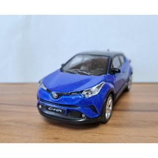 豐田 Toyota 原廠 模型車 迴力車 CHR 藍色 1:43 玩具 收藏