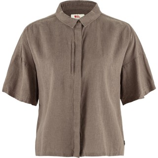 【Fjallraven 北極狐】 Övik Hemp Camp Shirt 麻混紡短袖襯衫 14600200 女款