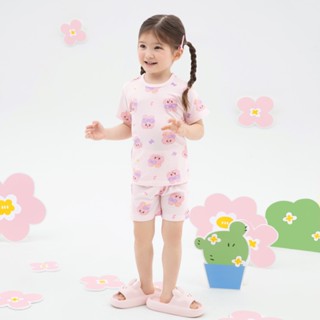 🐵E&Y🐶 韓國製 Olomimi《現貨》五分袖 莫代爾🔹️紫色蝴蝶結🔹️居家服 睡衣