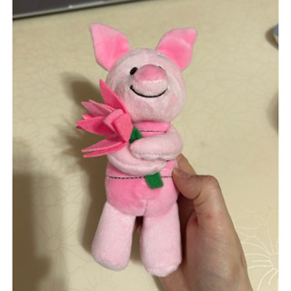 (二手）Dove多芬 迪士尼 小熊維尼 絨毛娃娃 小豬 蓮花