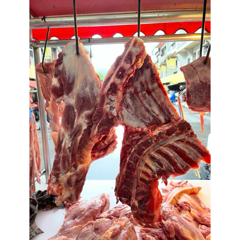 雙囍肉舖𓃟黑毛豬 梅花排骨 小排 600g