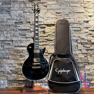 【現貨秒出】分期免運 贈原廠專用袋+千元配件 Epiphone Les Paul Custom 黑色 電吉他 孤獨搖滾