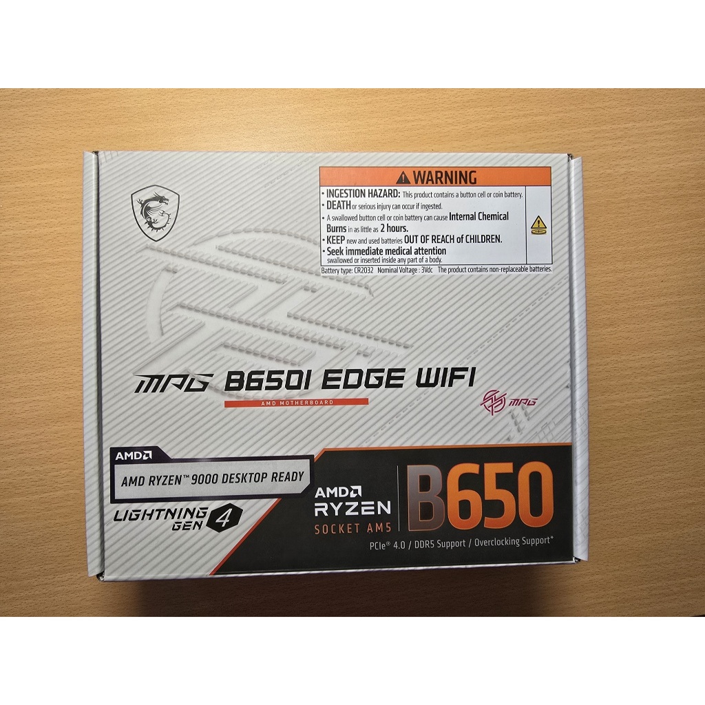 MPG B650I EDGE WIFI +AMD AM5r7-7700mpk二手